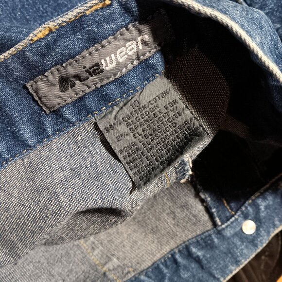 Liz Wear Vintage Stirrup Jeans Size 10 Denim 1990's Mom 26x31 - Picture 7 of 7